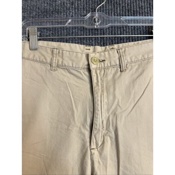 Patagonia Mens Chino Shorts Sz 36 Tan Organic Cotton Flat Front Preppy Mid Rise - Picture 2 of 10
